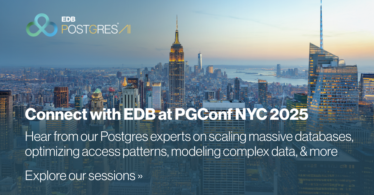 PGConf NYC Banner