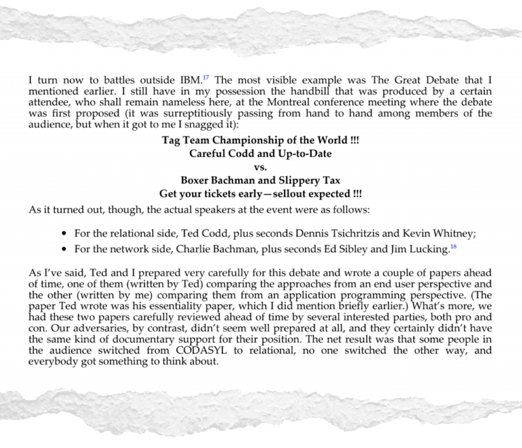 Excerpt from Chris Date's Book