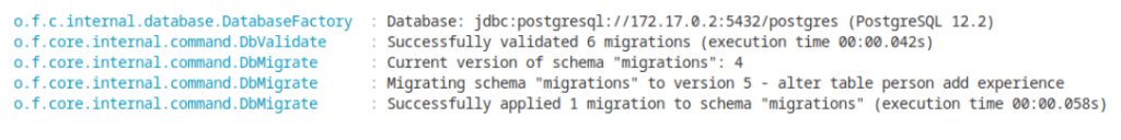 migration code