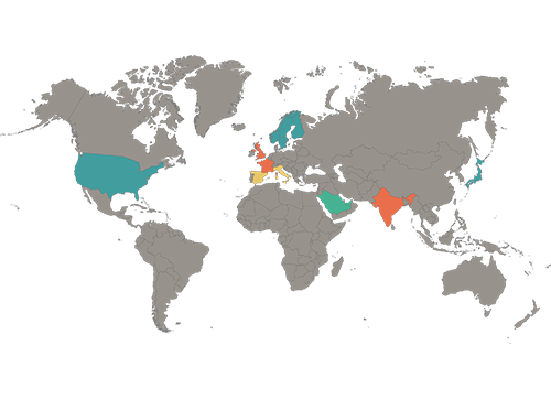 world map showing AI leaders